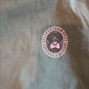 Vineyard Vines Peppermint Bark Tee in Olive